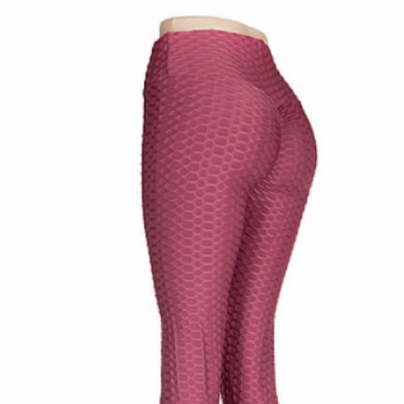 High waisted Booty Defining Workout Leggings in Blue - Picture 5 of 5